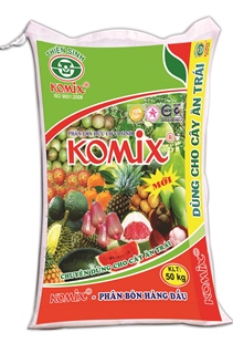 KOMIX- Lân hữu cơ vi sinh dùng cho cây ăn trái - Phân Bón Komix - Công Ty Cổ Phần Thiên Sinh